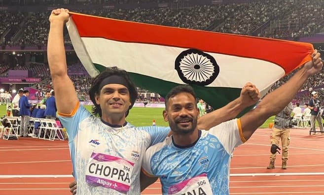 Asian Games, Javelin Throw: नीरज फिर बने गोल्डन बॉय, किशोर के नाम रजत, जैवलीन थ्रो में भारत ने रचा इतिहास