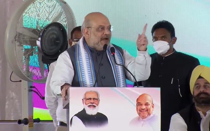 Amit Shah in Uttarakhand : 'एनएच जाम करके शुक्रवार को नमाज पढ़ा जाता था', अमित शाह ने देहरादून में कही ये बात