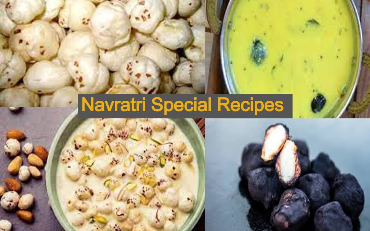 Navratri Recipes: नवरात्रि व्रत में खाएं हेल्दी खाना, बनाएं मखाने की खीर और सिंघाड़े की चटपटी कढ़ी