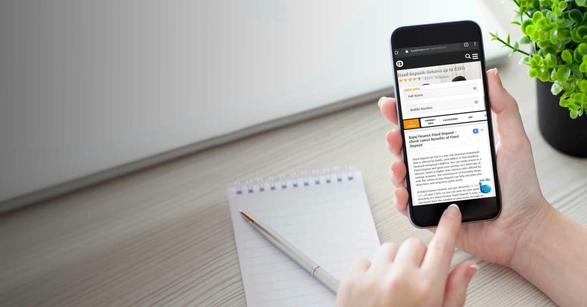 रेपो रेट 4% पर बरकरार : जिसे देखते हुए बजाज फाइनैंस ऑनलाइन FD में निवेश करना फायदेमंद है