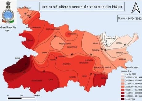 बिहार में गर्मी को लेकर छह जिलों में हाइअलर्ट, आपदा विभाग की एडवाइजरी- दोपहर 12 से 3 घर में ही रहें