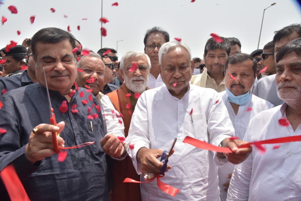 महात्मा गांधी सेतु के पूर्वी लेन का हुआ उद्घाटन, नीतिन गडकरी ने दिये बिहार को कई सौगातें