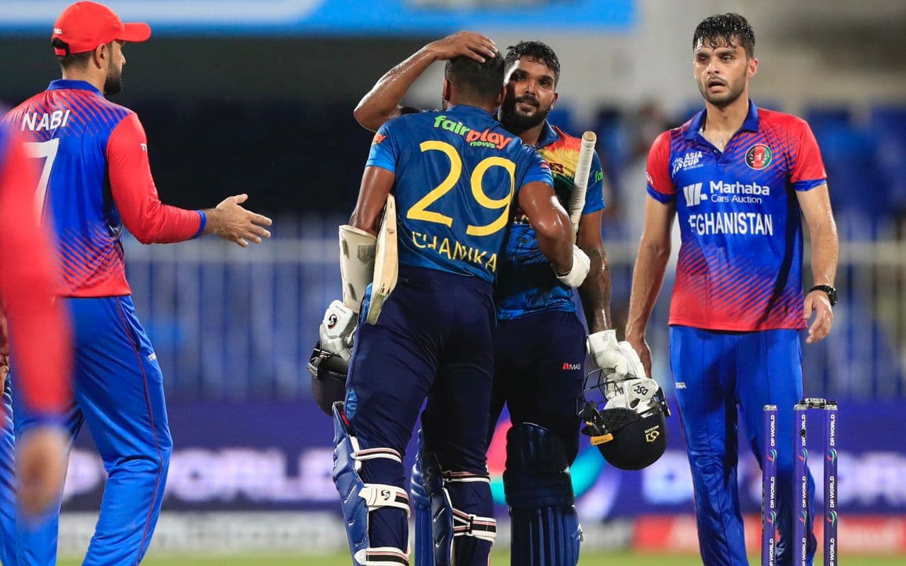 SL vs AFG: श्रीलंका ने अफगानिस्तान को चार विकेट से हराया, पिछली हार का लिया बदला