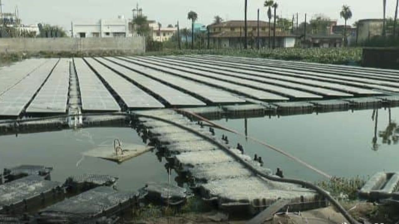 दरभंगा में बिहार का पहला फ्लोटिंग सोलर प्लांट, 1.6 मेगावाट बिजली का हो रहा उत्पादन