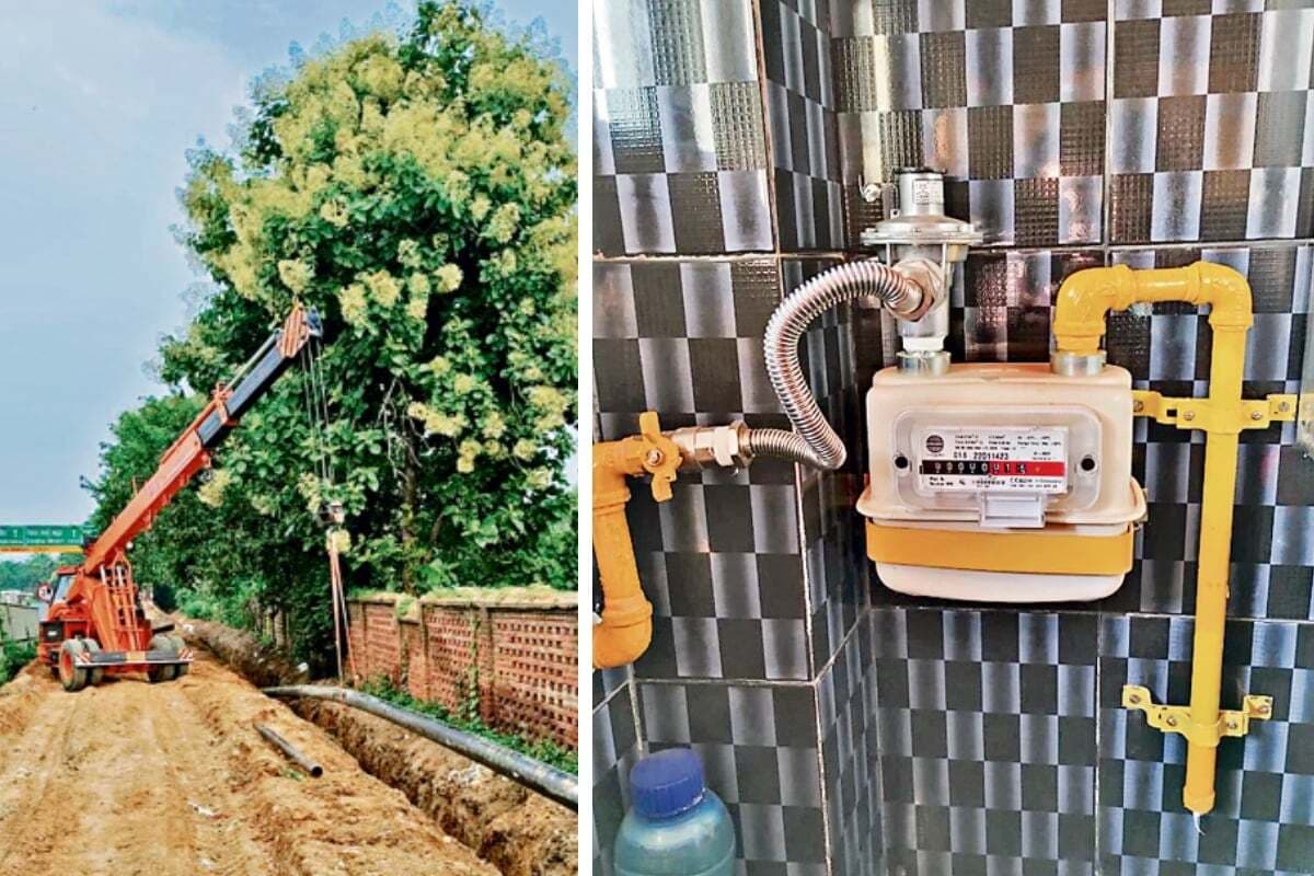 छपरा शहर में शुरू हुई पाइप लाइन से रसोई गैस की सप्लाई, जानें किन मोहल्लों में खत्म हुआ सिलेंडर युग