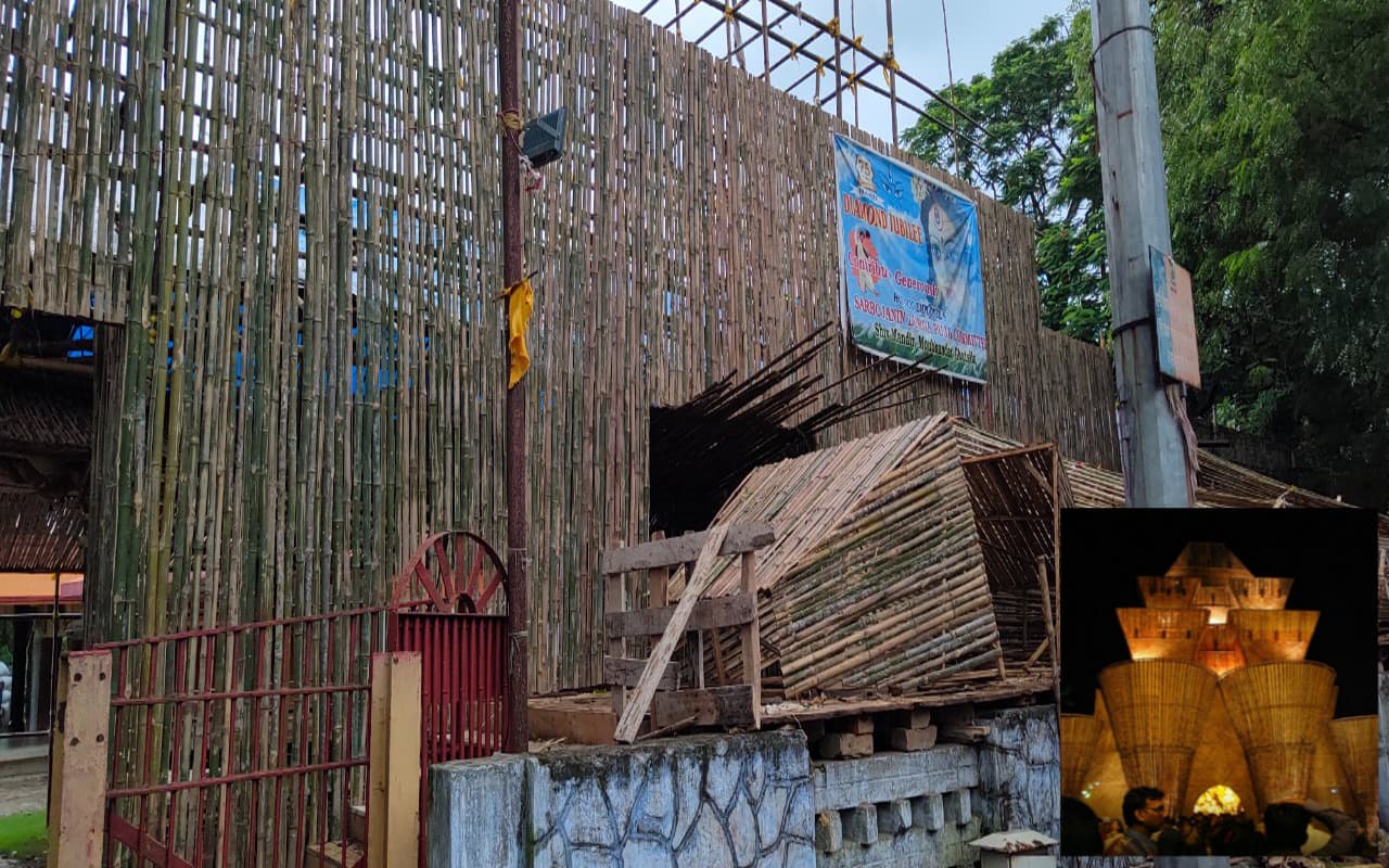 Durga Puja: घाटशिला के सार्वजनिक पूजा समिति का डायमंड जुबली वर्ष, पूजा पंडालों में दिखेगी कोलकाता की झलक