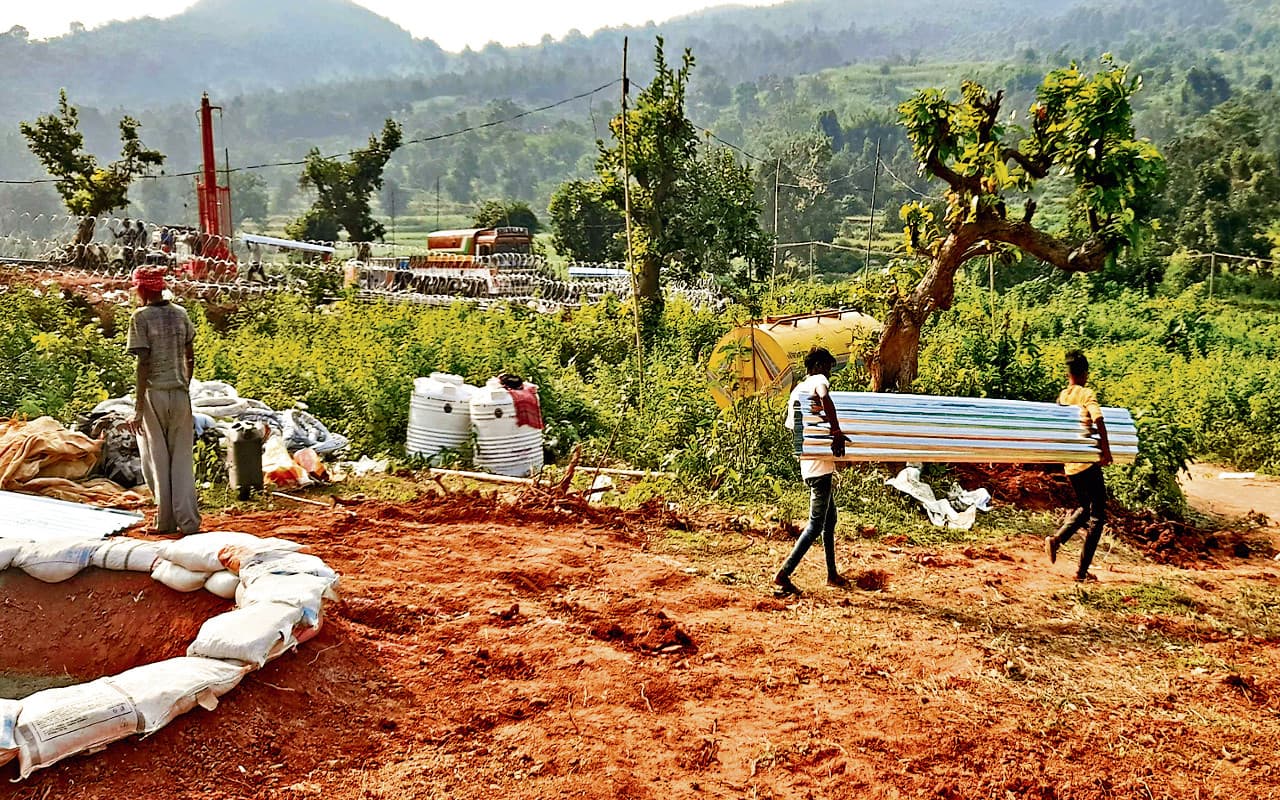गिरिडीह के ढोलकट्टा में पुलिस कैंप का हो रहा निर्माण, अब नक्सलियों की मूवमेंट पर लगेगी ब्रेक