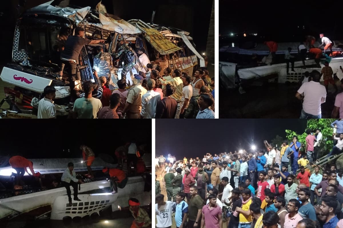 गिरिडीह बस दुर्घटना : देवघर से लौट रहे कांवरियों ने कैसे बचायी यात्रियों की जान, देखें PHOTOS