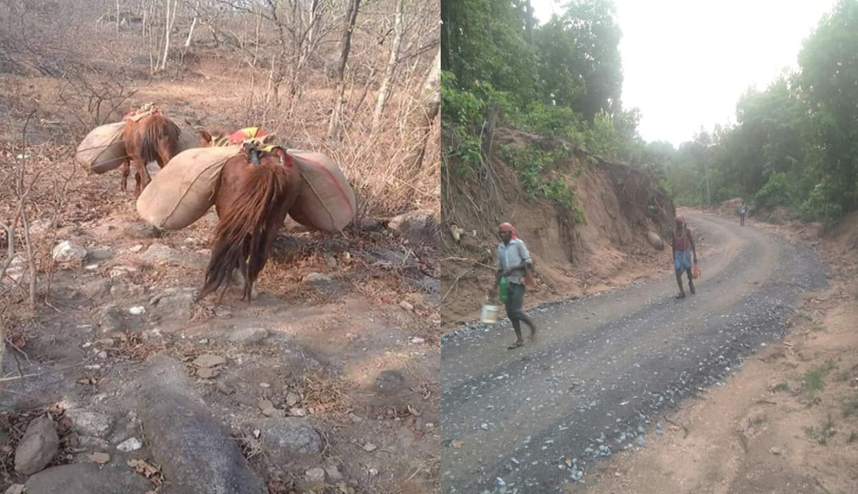 उग्रवाद प्रभावित झुमरा पहाड़ में दिखेगा विकास, सड़क निर्माण से ग्रामीणों का सपना होगा साकार