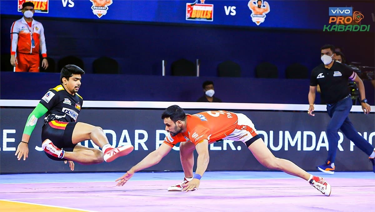 Pro Kabaddi League 2022: प्रदीप कुमार का धमाका, गुजरात जायंट्स ने बेंगलुरु बुल्स को 40-36 से हराया