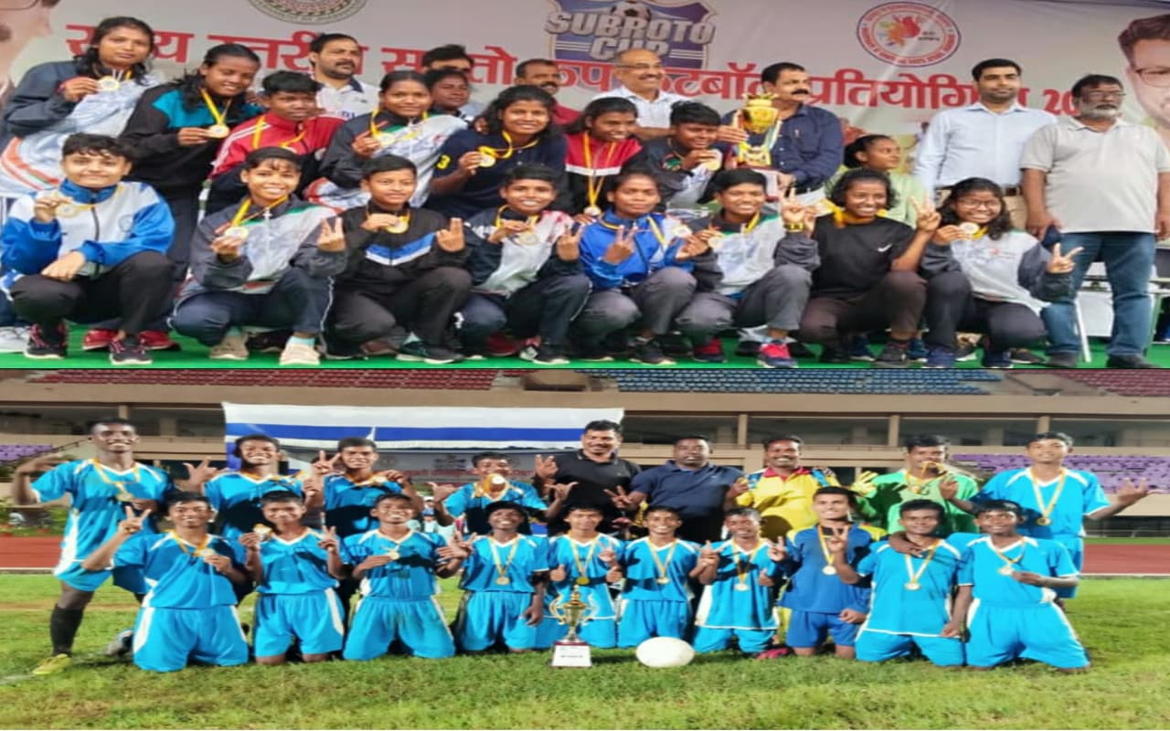 11 साल बाद गुमला की टीम राष्ट्रीय सुब्रतो मुखर्जी फुटबॉल मैच के फाइनल में पहुंची, जश्न का माहौल
