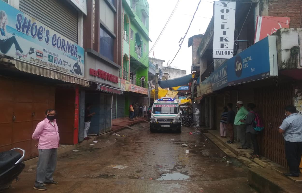 गुमला शहर में सीआरपीएफ जवान कोरोना संक्रमित, फ्लैट सील