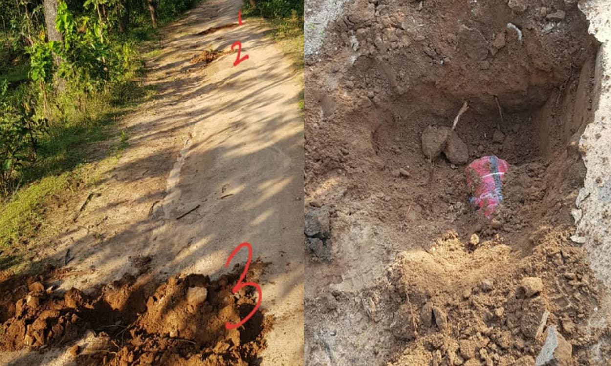 नक्सलियों की बड़ी साजिश नाकाम, झारखंड के नक्सल प्रभावित पलामू जिले से चार लैंड माइंस बरामद नक्सलियों की बड़ी साजिश नाकाम, झारखंड के नक्सल प्रभावित पलामू जिले से चार लैंड माइंस बरामद
