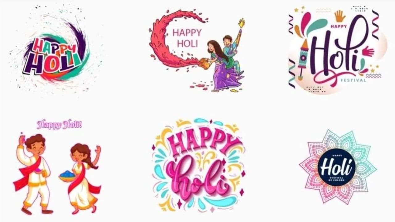 Holi WhatsApp Sticker: व्हाट्सऐप पर Happy Holi 2022 स्टिकर डाउनलोड करें और भेजें होली की शुभकामनाएं
