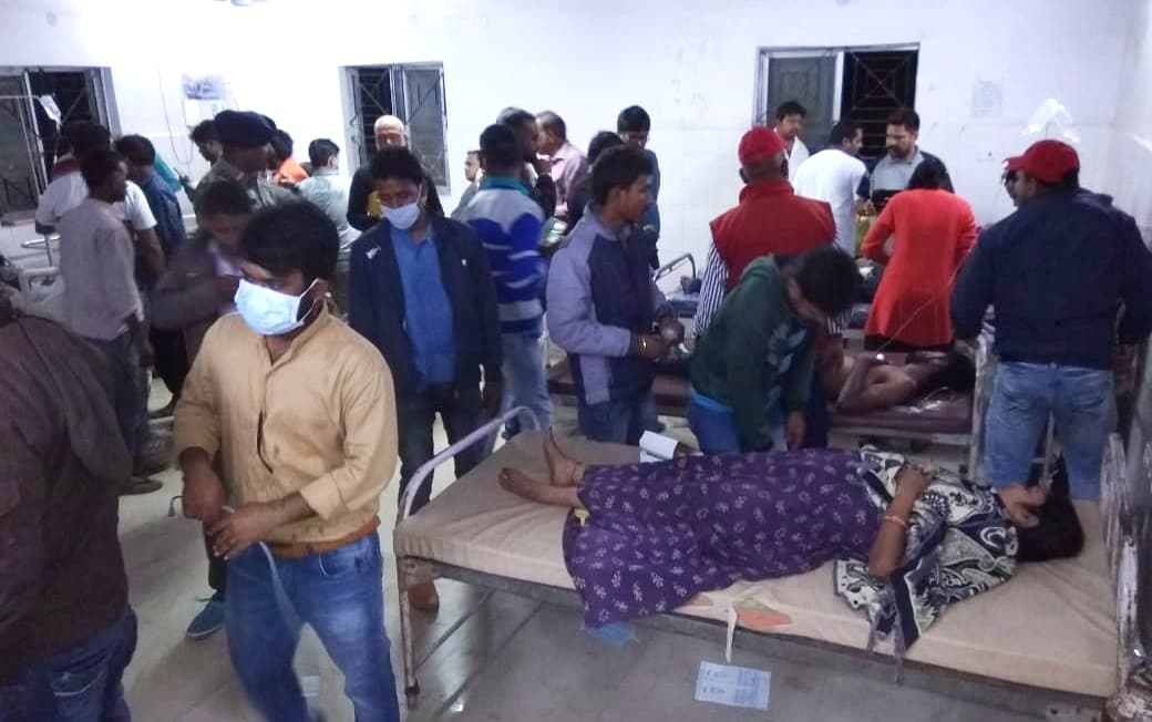 हजारीबाग के प्रीमियम आइस फैक्ट्री से अब भी हो रहा है अमोनियम नाइट्रेट गैस का रिसाव