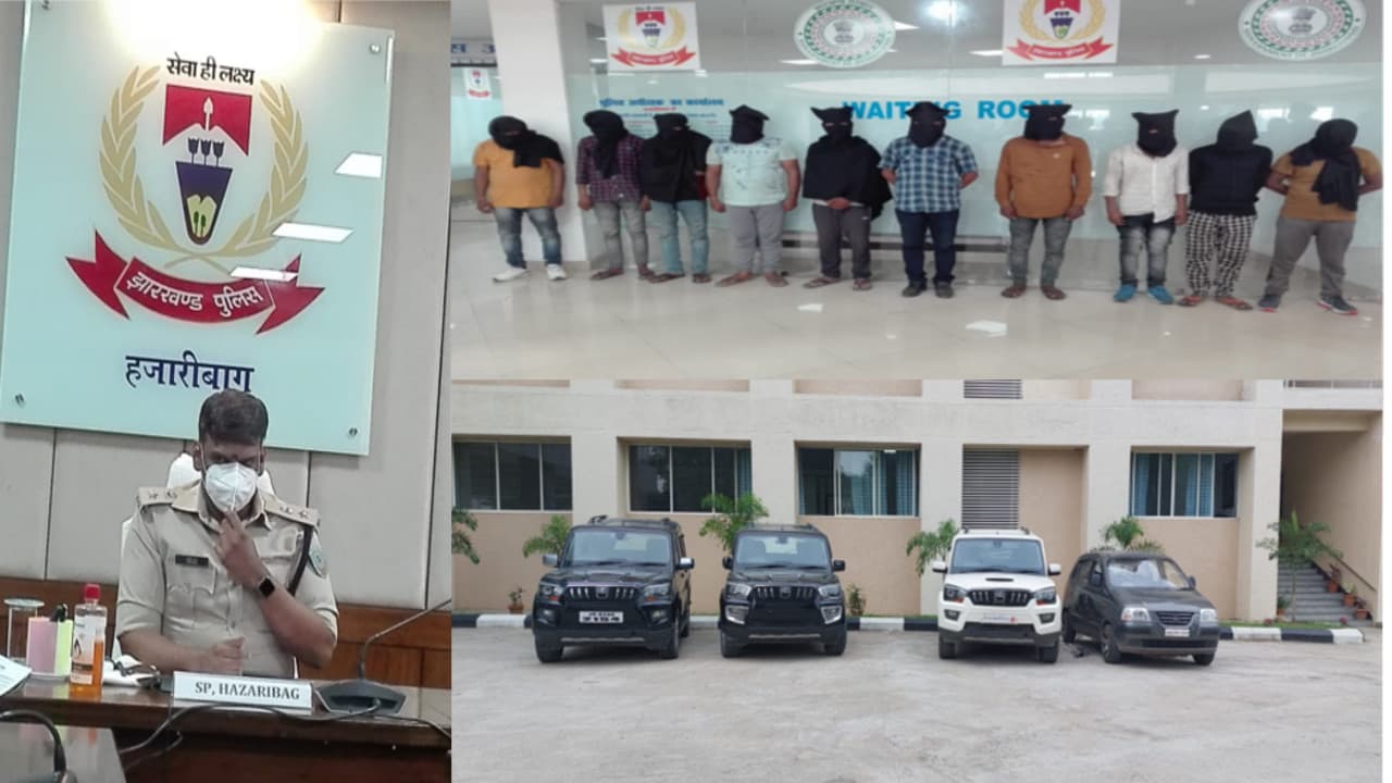 इंटर स्टेट वाहन चोर गिरोह के मास्टर माइंड समेत 10 आरोपी गिरफ्तार, जानें आरोपियों का बिहार कनेक्शन