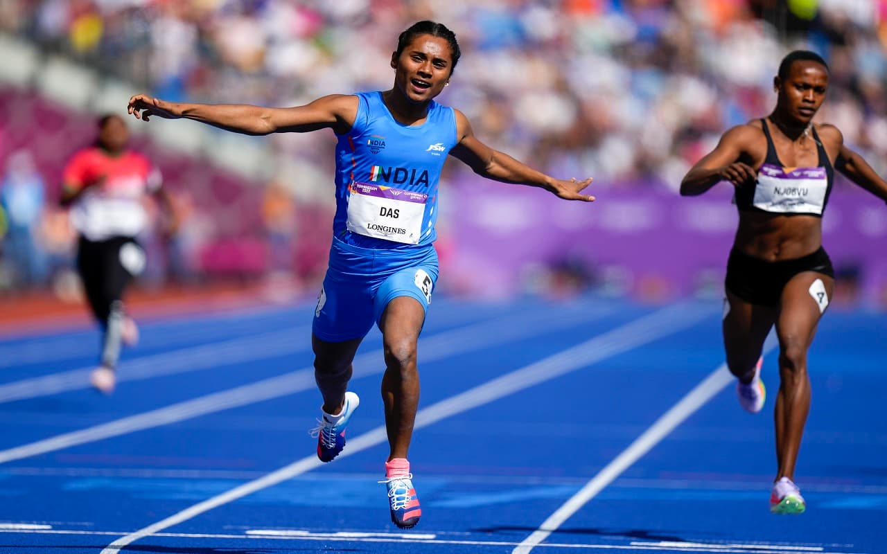 CWG 2022: हिमा दास सेमीफाइनल में, 200 मीटर इवेंट में 23.42 सेकेंड के साथ टॉप पर