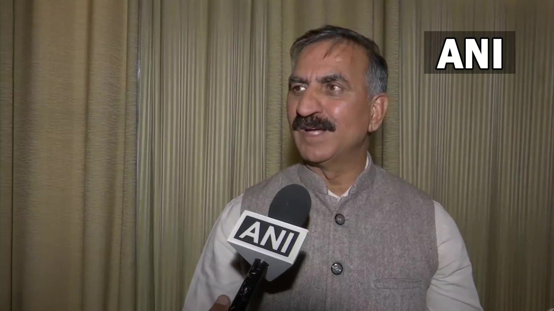 कांग्रेस मुक्त चाहने वाले खुद हो गये 'मुक्त', SS सुक्खू बोले- जिसे आलाकमान चाहेगा वही बनेगा हिमाचल का CM