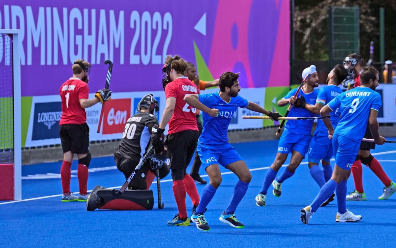 CWG 2022: कनाडा को 8-0 से रौंदकर भारतीय पुरुष हॉकी टीम पहुंची सेमीफाइनल में, हरमनप्रीत ने किये दो गोल