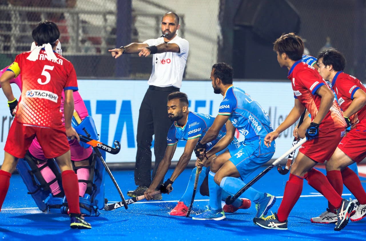 Hockey World Cup: अभिषेक और हरमनप्रीत के दो-दो गोल की मदद से भारत की जापान पर 8-0 से जोरदार जीत