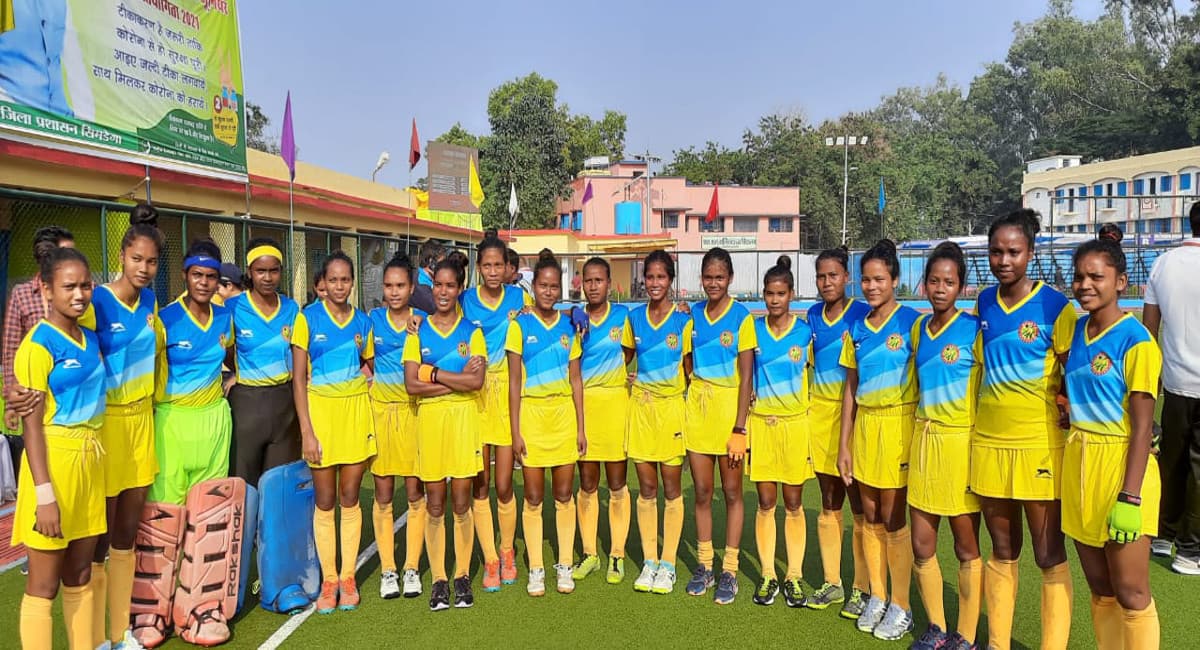 राष्ट्रीय जूनियर महिला हॉकी चैंपियनशिप में झारखंड, हरियाणा, चंडीगढ़ व महाराष्ट्र की टीम सेमीफाइनल में पहुंची
