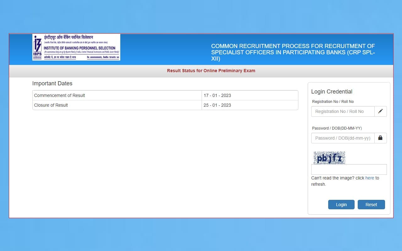 IBPS SO प्रीलिम्स का रिजल्ट 2022 ibps.in पर जारी, ऐसे चेक करें अपना स्कोर, डायरेक्ट लिंक