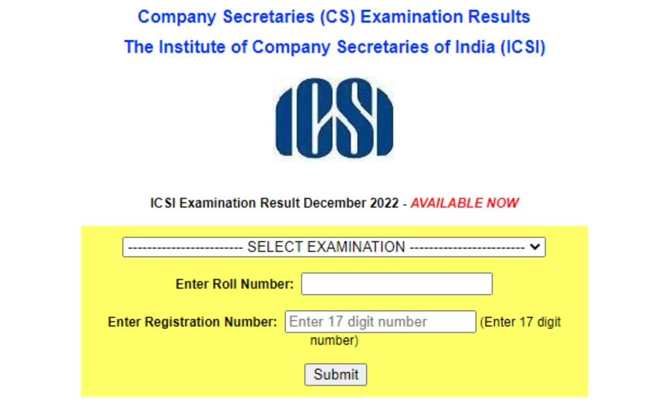 ICSI CS Result 2022 प्रोफेशनल का रिजल्ट icsi.edu पर जारी, चिराग अग्रवाल बने टॉपर