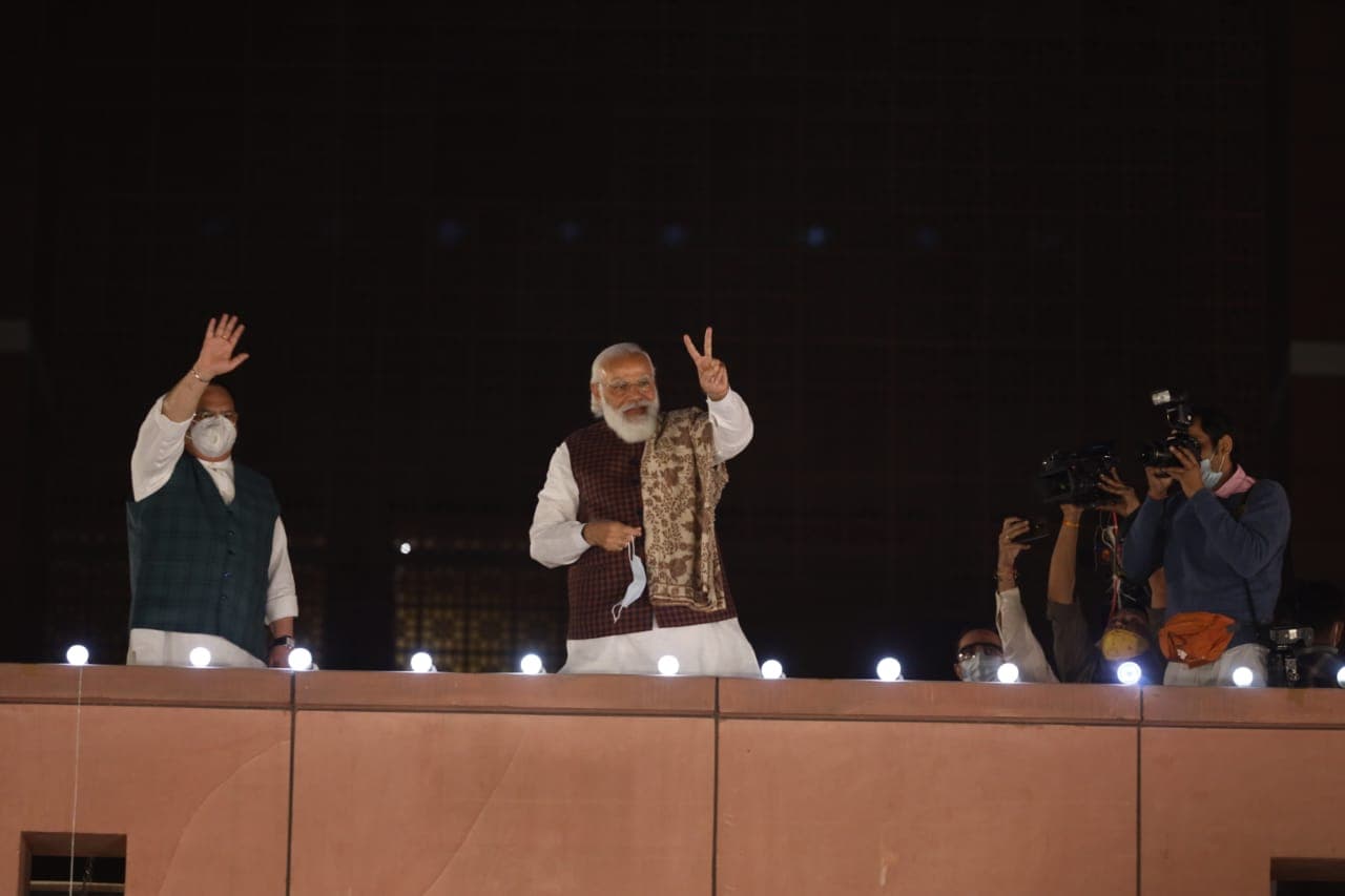 Bihar Chunav Result : बिहार में 'नीतीशे कुमार' परफेक्ट- बीजेपी मुख्यालय से पीएम मोदी का बड़ा ऐलान