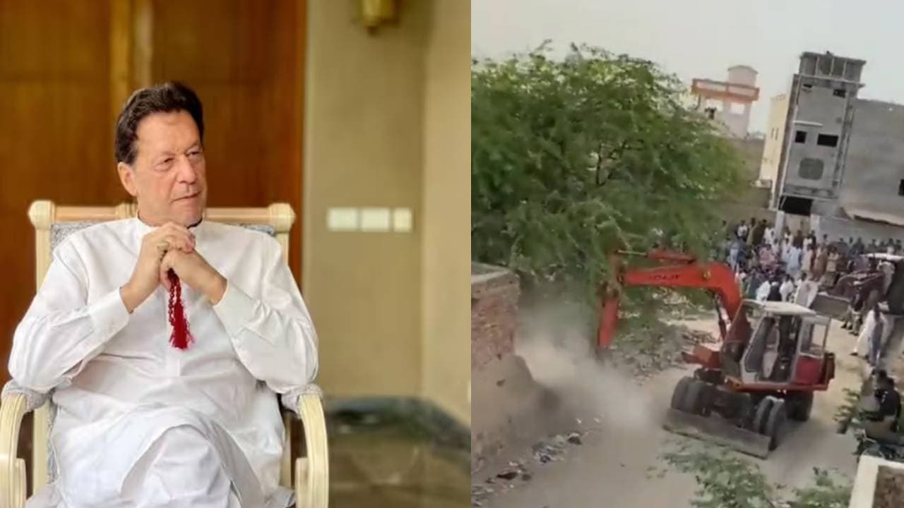 इमरान खान के करीबी हिंदू नेता के घर पर चला बुलडोजर, पीटीआई चीफ ने वीडियो किया ट्वीट