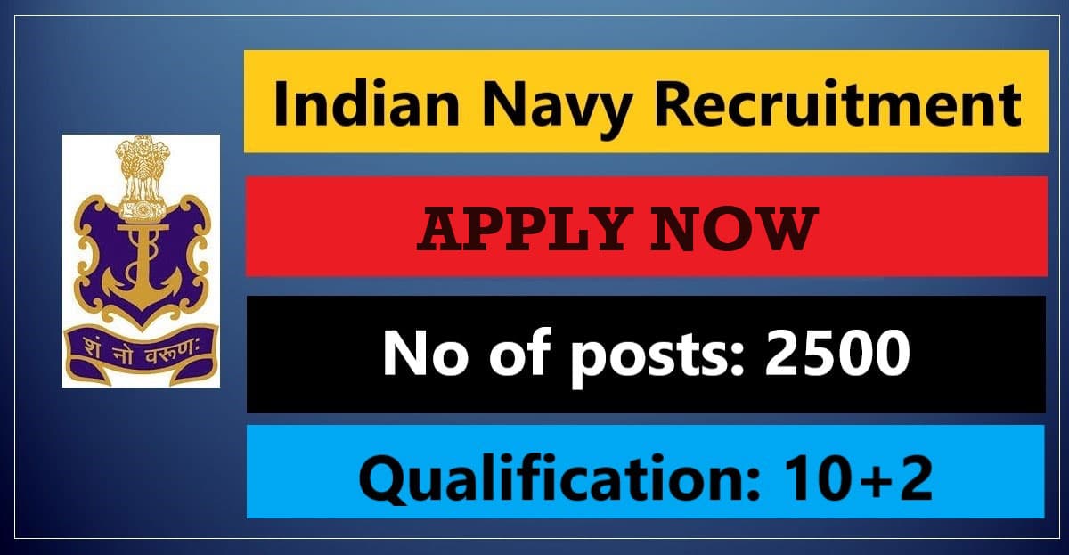 Indian Navy Recruitment 2021: भारतीय नौसेना 12वीं पास छात्रों को दे रहा है नौकरी पाने का मौका, देखें आवेदन प्रक्रिया
