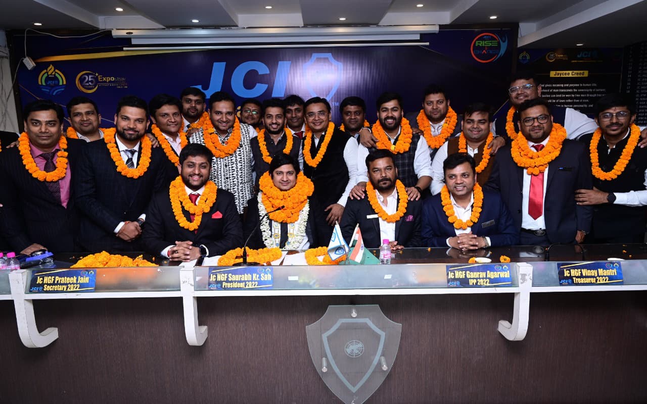 JCI रांची के नये अध्यक्ष बने अरविंद राजगढ़िया, कहा- संस्था और समाज को ऊंचाइयों पर ले जाना पहली प्राथमिकता