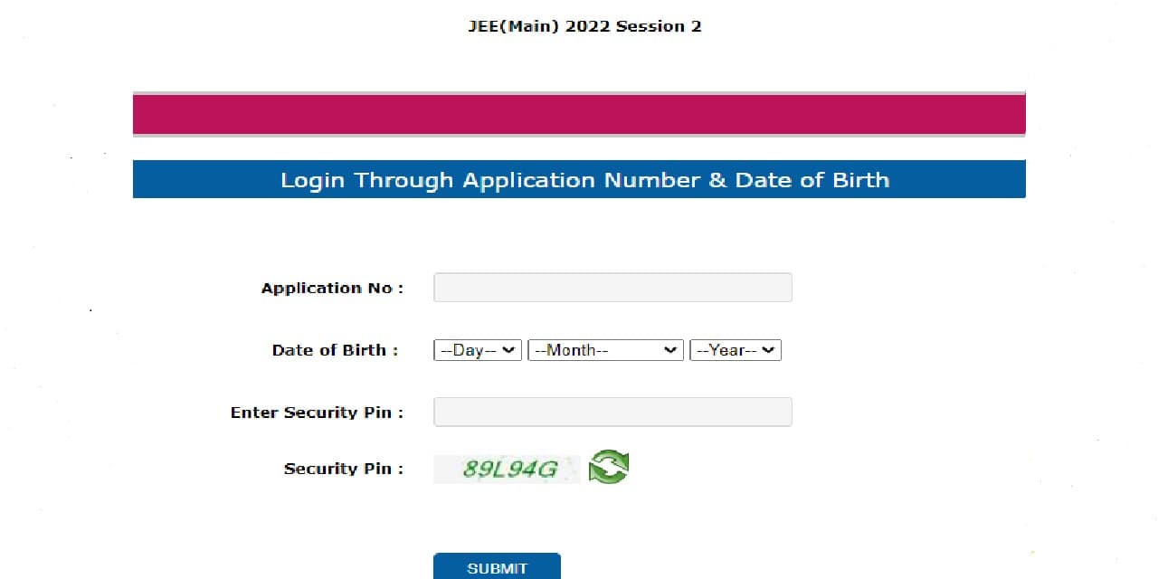 JEE Main 2022 Session 2 Exam के लिए एडमिट कार्ड जारी, jeemain.nta.nic.in से डाउनलोड करें