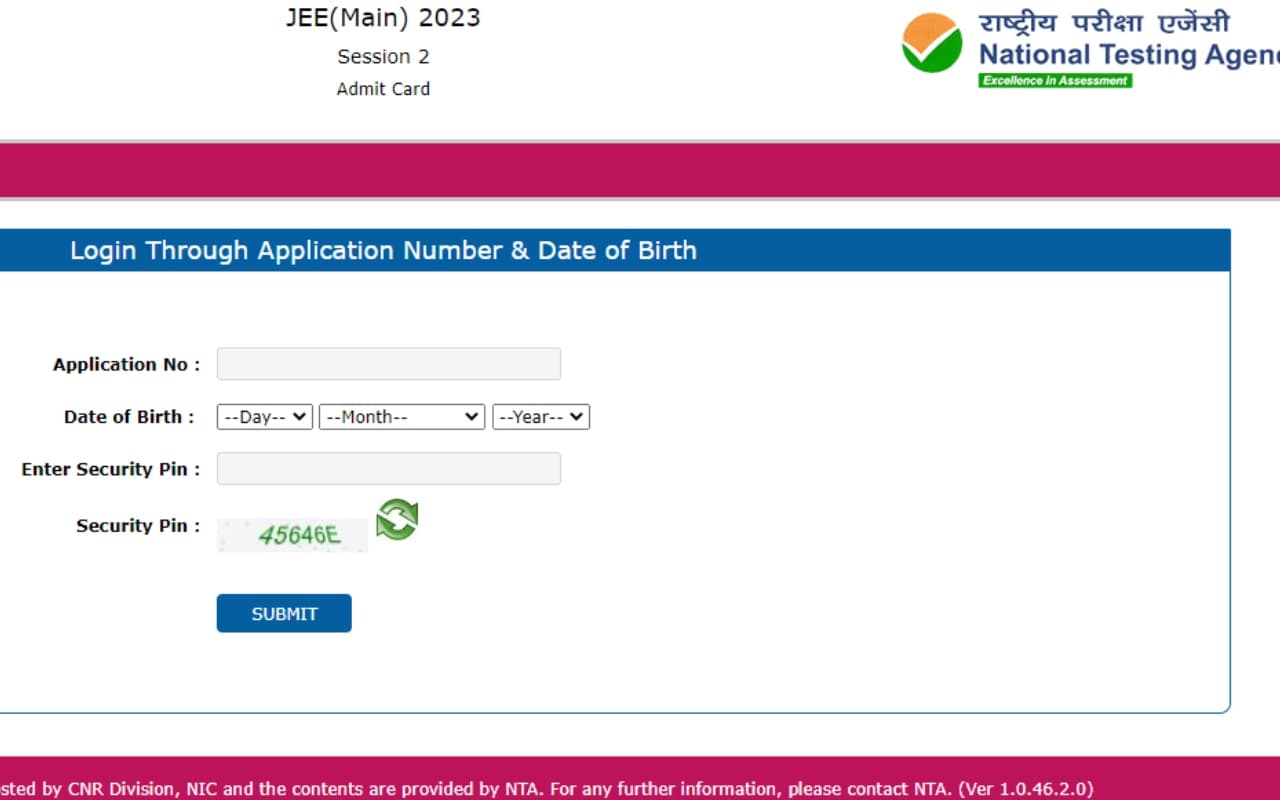 JEE Mains 2023 सत्र 2 एडमिट कार्ड jeemain.nta.nic.in पर जारी, डायरेक्ट लिंक