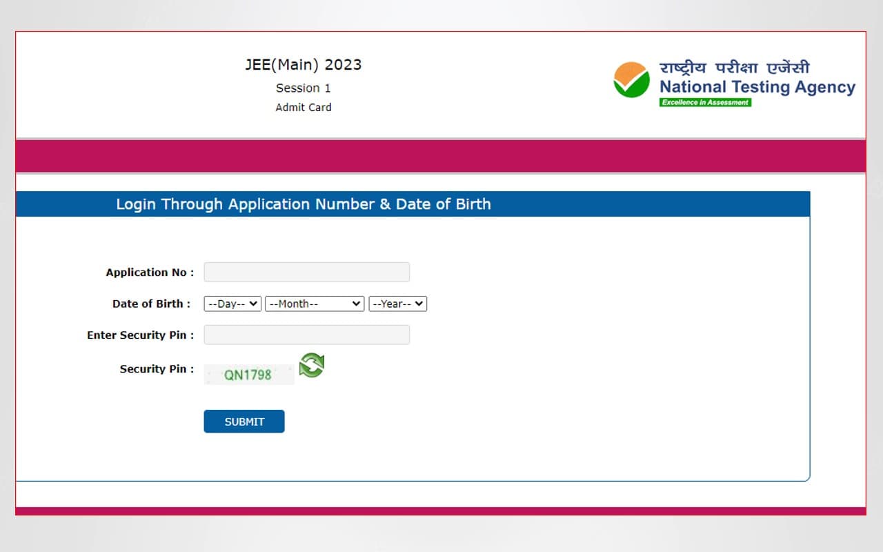 JEE Main 2023 Admit Card: सत्र 1 का एडमिट कार्ड jeemain.nta.nic.in पर जारी, डिटेल्स जानें, डायरेक्ट लिंक