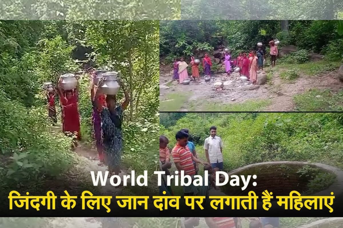 World Tribal Day: यहां जिंदगी के लिए जान दांव पर लगाती हैं महिलाएं, देखें वीडियो