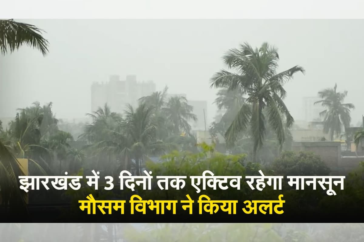VIDEO: झारखंड में 3 दिनों तक एक्टिव रहेगा मानसून, मौसम विभाग ने किया अलर्ट