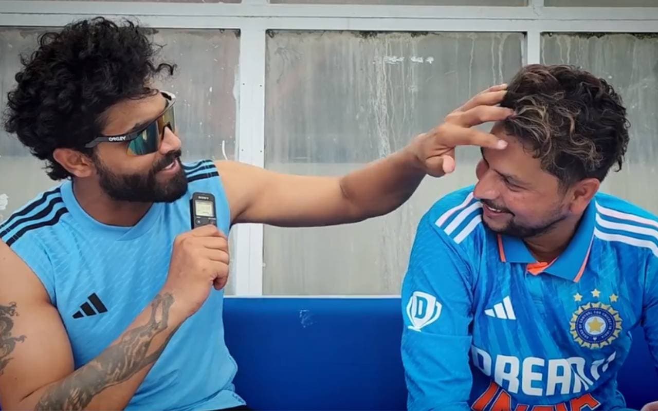 Watch: रवींद्र जडेजा ने कुलदीप यादव के हेयर स्टाइल का उड़ाया मजाक, बीसीसीआई ने शेयर किया वीडियो