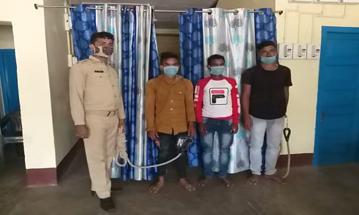 देवघर के 3 साइबर आरोपी जामताड़ा से गिरफ्तार, 90 हजार रुपये नकद के साथ 2 बाईक बरामद