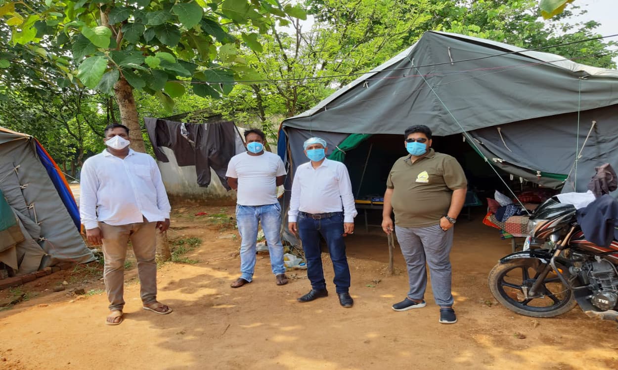 ग्रीन जोन जामताड़ा में आईआरबी का एक जवान मिला कोरोना संक्रमित, टेंट हुआ सील