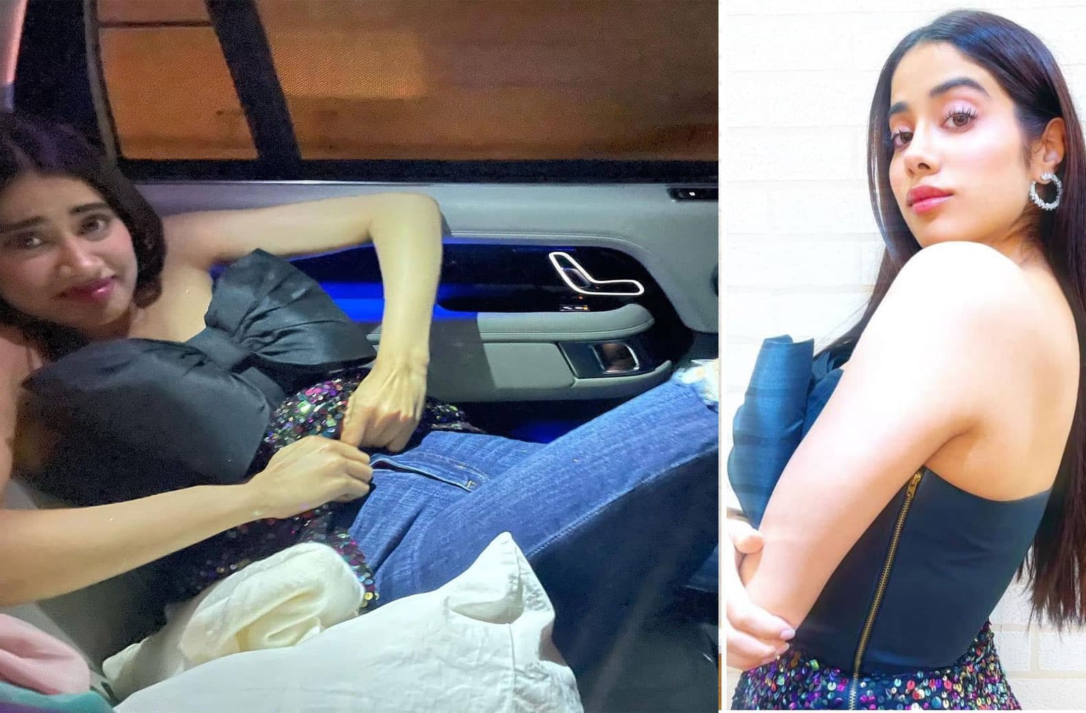 Janhvi Kapoor ने 'सी-बीच' पर शेयर की हॉट अंदाज में अपनी Photos, 'मिस्‍ट्री मैन' के साथ  बाहों में बाहें डाले दिखीं एक्ट्रेस