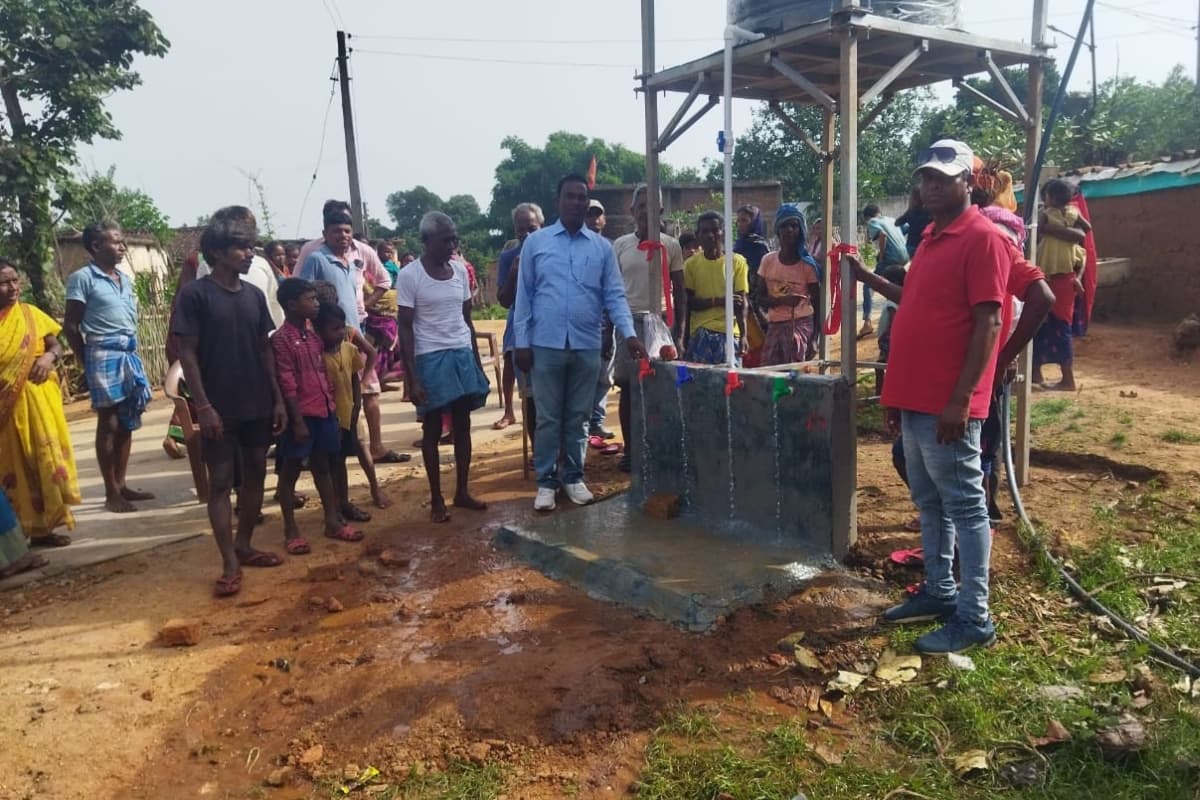 झारखंड : पंचायत फंड से बनी जलमीनार, अब पीने के पानी के लिए नहीं भटकेंगे ग्रामीण