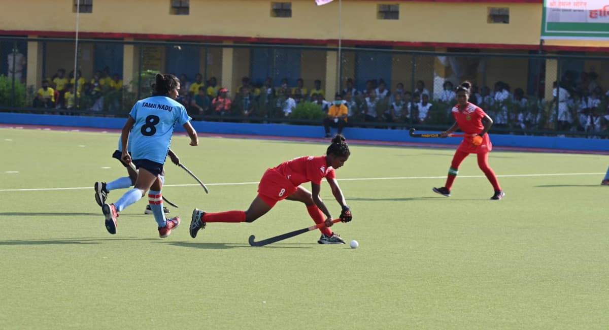 नेशनल महिला जूनियर हॉकी चैंपियनशिप के उद्घाटन मैच में झारखंड हॉकी का दबदबा, तमिलनाडु को 8-1 से किया पराजित