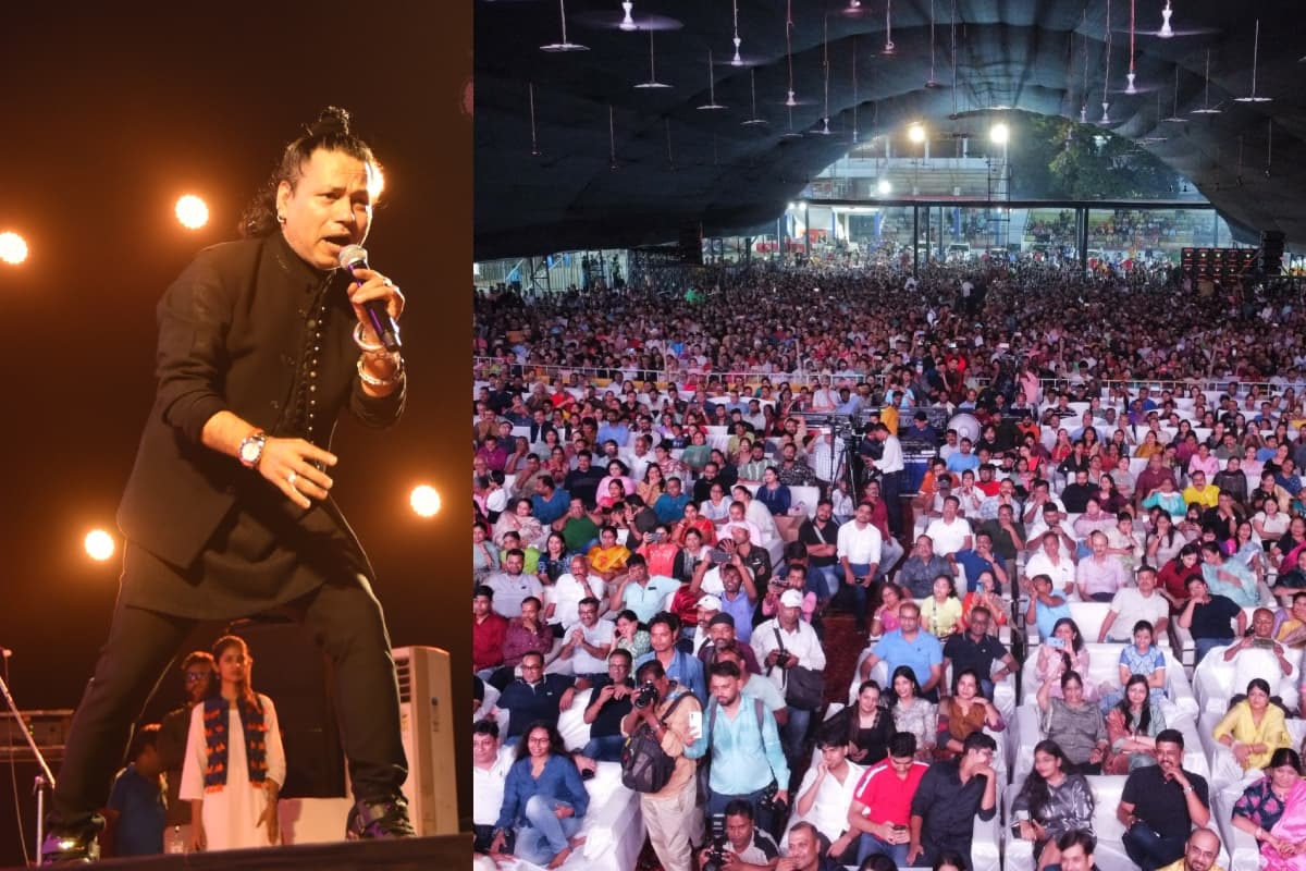 सूफी गायक कैलाश खेर के गीतों पर झूमा धनबाद, देर रात तक सजी रही महफिल