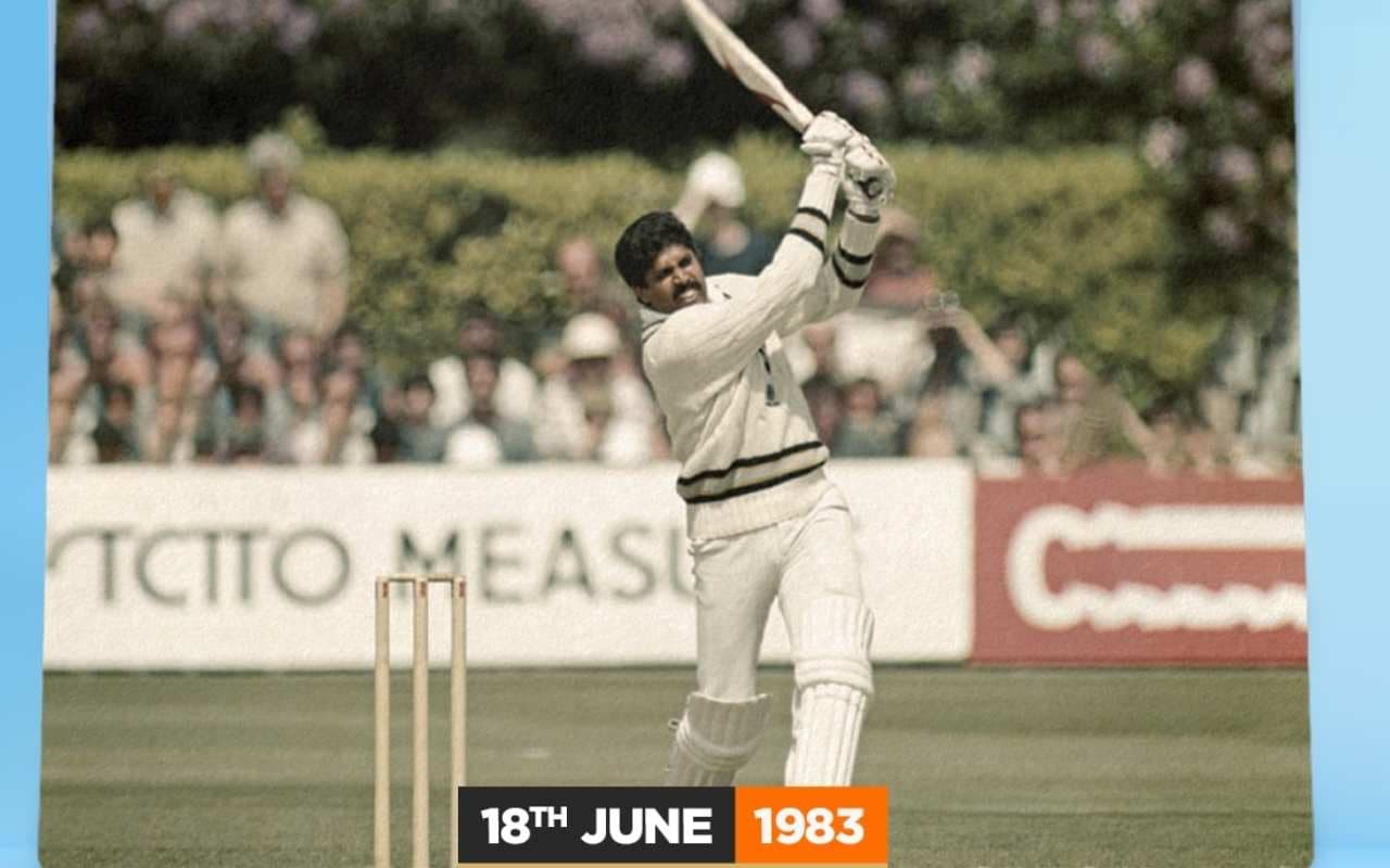 Kapil Dev ने आज ही के दिन 1983 में जड़े थे नाबाद 175 रन, इसी साल भारत ने जीता था वर्ल्ड कप