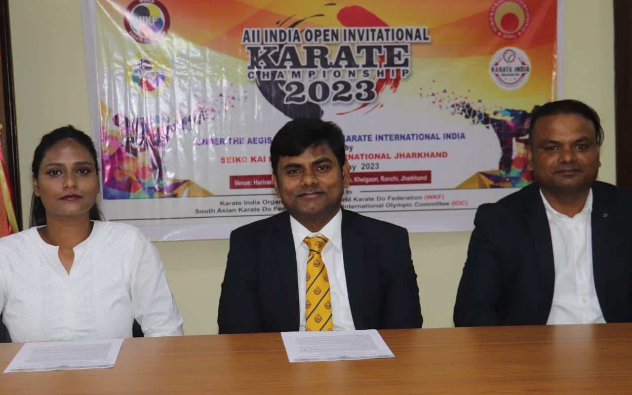 रांची में ऑल इंडिया ओपन कराटे प्रतियोगिता 13 और 14 मई को, 70 गोल्ड मेडल के लिए भिड़ेंगे देशभर के 700 खिलाड़ी