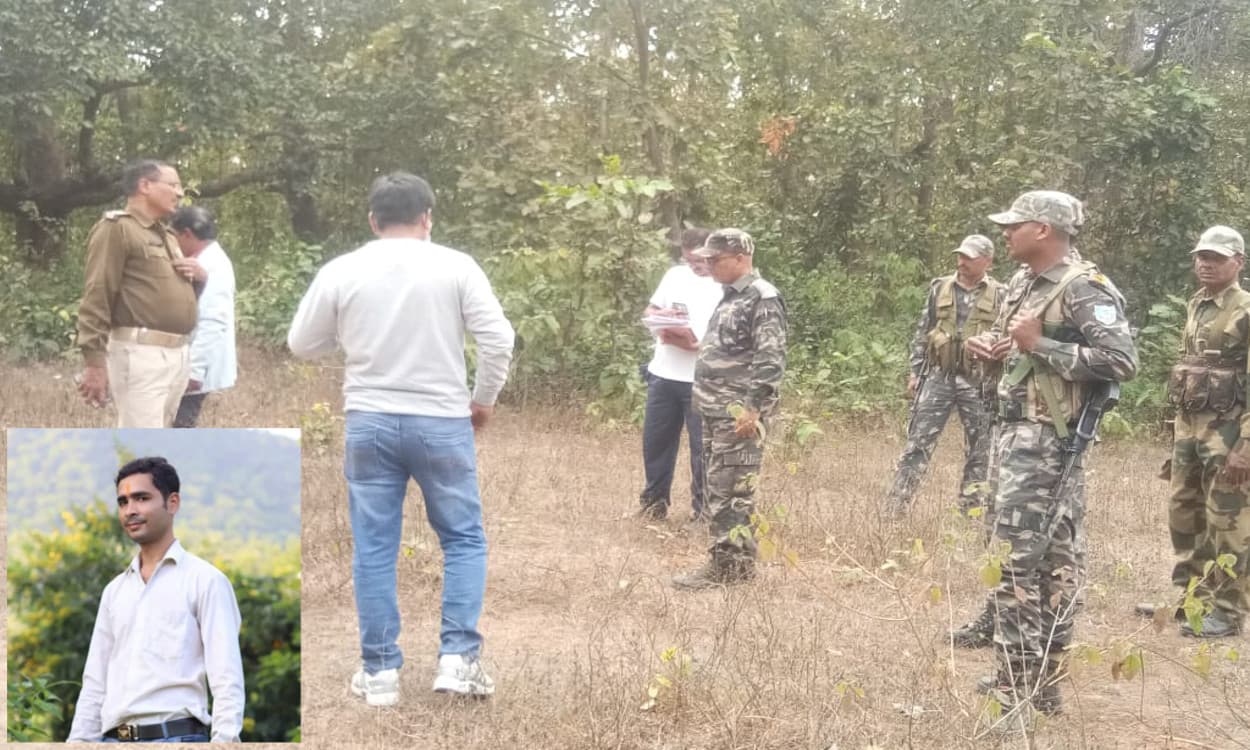 कर्रा में पत्रकार के पुत्र का अधजला शव हुआ बरामद, पुलिस जांच में जुटी