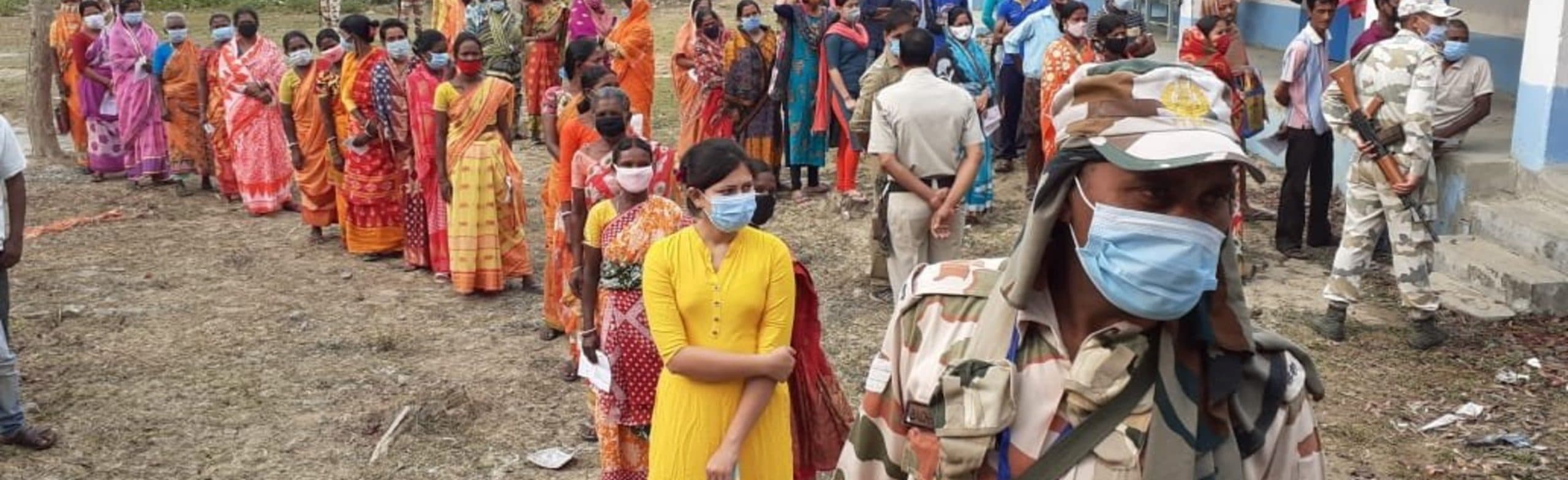 बंगाल चुनाव 2021, Sixth Phase Voting:  हिंसक घटनाओं के बीच 4 जिलों की 43 विधानसभा सीटों पर छठे चरण में 79.09 फीसदी मतदान