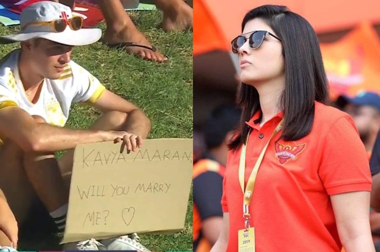 IPL की 'मिस्ट्री गर्ल' काव्या मारन को मिला शादी का प्रपोजल, दक्षिण अफ्रीका के एक फैन का वीडियो वायरल