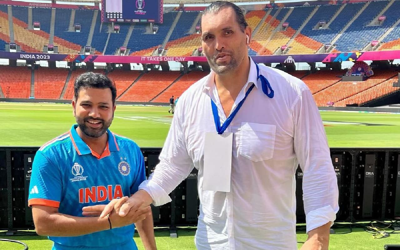 World Cup 2023: रोहित शर्मा से मिले द ग्रेट खली, पाकिस्तान को लेकर कह दी बड़ी बात