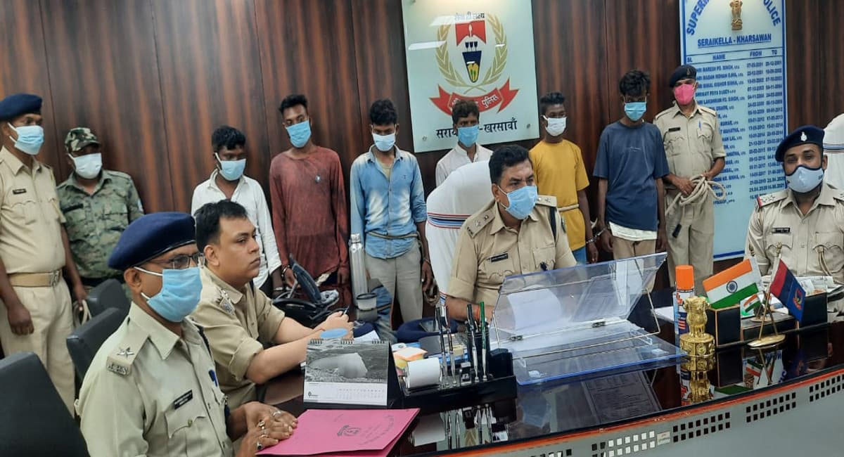 एक करोड़ की फिरौती के लिए अगवा सरायकेला के व्यवसायी व कर्मचारी सकुशल बरामद, 6 किडनैपर गिरफ्तार